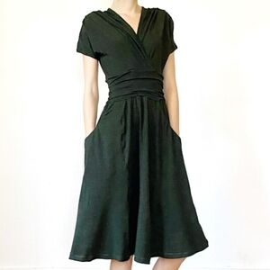 Lilikoi Margot Black Pocket Dress - Size M